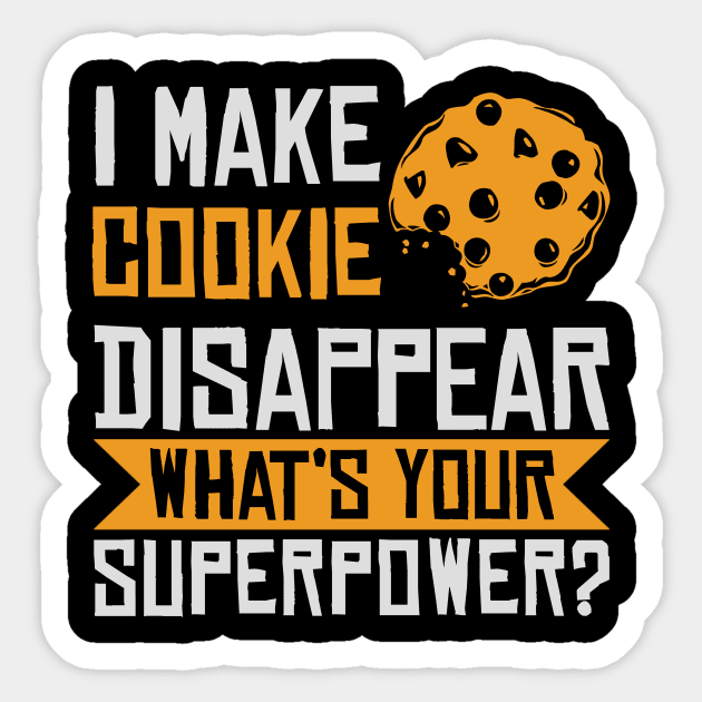 I Make Cookie Disappear Sticker by tripart